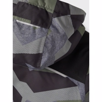 NAME IT Vinterjakke SNOW10 Black Camo